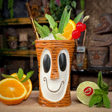 Load image into Gallery viewer, Tiki tOny's Enchanted Tiki Bob (Toasty Coconutty Brownge) - Ceramic Tiki Mug - Limited Edition / Limited Time Pre-Order