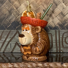 Load image into Gallery viewer, Tiki tOny's Tiki Bear Jamboree (Red) - Ceramic Tiki Mug - Limited Edition / Limited Time Pre-Order