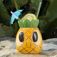 Load image into Gallery viewer, Tiki tOny's Pineapple Mug (Dark) - Ceramic Tiki Mug - Limited Edition / Limited Time Pre-Order