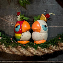 Load image into Gallery viewer, Tiki tOny's Jose & Rosita Chirp Chirp (Modern Bright) - Ceramic Tiki Mug Set - Limited Edition / Limited Time Pre-Order