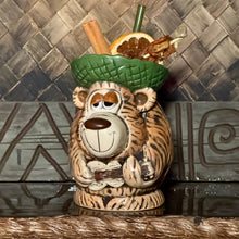 Load image into Gallery viewer, Tiki tOny's Tiki Bear Jamboree (Green) - Ceramic Tiki Mug - Limited Edition / Limited Time Pre-Order