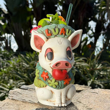 Load image into Gallery viewer, Tiki tOny's Kalua Pig - Ceramic Tiki Mug - White Limited Edition / Limited Time Pre-Order