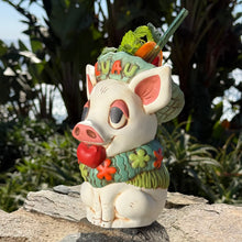 Load image into Gallery viewer, Tiki tOny's Kalua Pig - Ceramic Tiki Mug - White Limited Edition / Limited Time Pre-Order