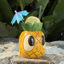Load image into Gallery viewer, Tiki tOny's Pineapple Mug (Dark) - Ceramic Tiki Mug - Limited Edition / Limited Time Pre-Order