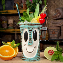 Load image into Gallery viewer, Tiki tOny's Enchanted Tiki Bob (Tahitian Terrace Teal) - Ceramic Tiki Mug - Limited Edition / Limited Time Pre-Order
