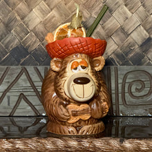 Load image into Gallery viewer, Tiki tOny's Tiki Bear Jamboree (Red) - Ceramic Tiki Mug - Limited Edition / Limited Time Pre-Order