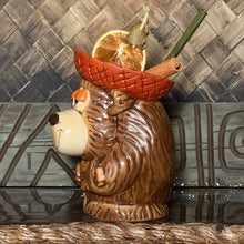 Load image into Gallery viewer, Tiki tOny's Tiki Bear Jamboree (Red) - Ceramic Tiki Mug - Limited Edition / Limited Time Pre-Order