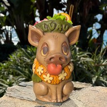 Load image into Gallery viewer, Tiki tOny's Kalua Pig - Ceramic Tiki Mug - Mocha Limited Edition / Limited Time Pre-Order