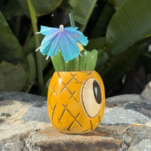 Load image into Gallery viewer, Tiki tOny's Pineapple Mug (Dark) - Ceramic Tiki Mug - Limited Edition / Limited Time Pre-Order
