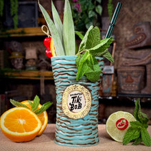 Load image into Gallery viewer, Tiki tOny's Enchanted Tiki Bob (Tahitian Terrace Teal) - Ceramic Tiki Mug - Limited Edition / Limited Time Pre-Order