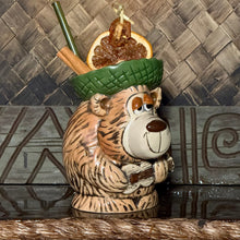 Load image into Gallery viewer, Tiki tOny's Tiki Bear Jamboree (Green) - Ceramic Tiki Mug - Limited Edition / Limited Time Pre-Order