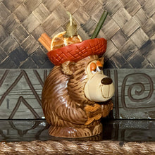 Load image into Gallery viewer, Tiki tOny's Tiki Bear Jamboree (Red) - Ceramic Tiki Mug - Limited Edition / Limited Time Pre-Order