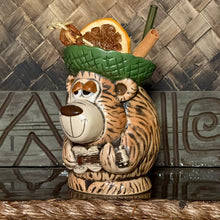 Load image into Gallery viewer, Tiki tOny's Tiki Bear Jamboree (Green) - Ceramic Tiki Mug - Limited Edition / Limited Time Pre-Order