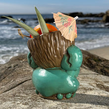 Load image into Gallery viewer, Tiki tOny's Blue King Coconut - Ceramic Tiki Mug - Limited Edition / Limited Time Pre-Order