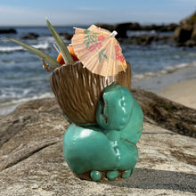 Load image into Gallery viewer, Tiki tOny's Blue King Coconut - Ceramic Tiki Mug - Limited Edition / Limited Time Pre-Order