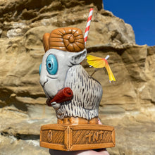 Load image into Gallery viewer, Tiki tOny's KAO POW The Thunder Goat Tiki Mug, sculpted by Thor - DECOR USE ONLY - Ready to Ship! (FREE SHIPPING in U.S.)