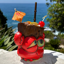 Load image into Gallery viewer, Tiki tOny's Red King Coconut - Ceramic Tiki Mug - Limited Edition / Limited Time Pre-Order