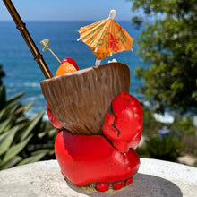 Load image into Gallery viewer, Tiki tOny's Red King Coconut - Ceramic Tiki Mug - Limited Edition / Limited Time Pre-Order