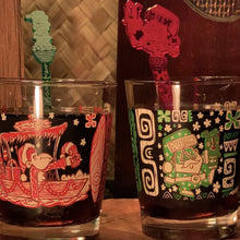 Load image into Gallery viewer, Tiki tOny's 'Trader Santa' Mai Tai Cocktail Glass - Ready to Ship!