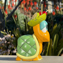 Load image into Gallery viewer, Tiki tOny's Topsy-turvy Turtle (Blue Eyes) - Ceramic Tiki Mug - Limited Edition / Limited Time Pre-Order