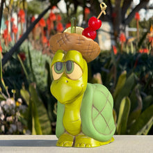 Load image into Gallery viewer, Tiki tOny's Topsy-turvy Turtle (Green Eyes) - Ceramic Tiki Mug - Limited Edition / Limited Time Pre-Order