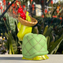 Load image into Gallery viewer, Tiki tOny's Topsy-turvy Turtle (Green Eyes) - Ceramic Tiki Mug - Limited Edition / Limited Time Pre-Order