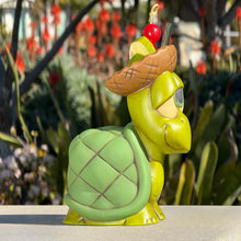 Load image into Gallery viewer, Tiki tOny's Topsy-turvy Turtle (Green Eyes) - Ceramic Tiki Mug - Limited Edition / Limited Time Pre-Order