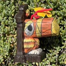 Load image into Gallery viewer, Tiki tOny's Hanging Toucan Tiki Mug (Orange-Yellow), sculpted by Thor - Ready to Ship (FREE SHIPPING in U.S.)