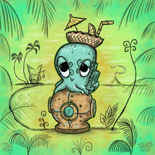 Load image into Gallery viewer, Tiki tOny's Drunktapus Tiki Mug (Whoopsies), sculpted by Thor - Ready to Ship! (FREE SHIPPING in U.S.)