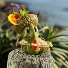 Load image into Gallery viewer, Tiki tOny's Luau Louie the Sippin' Turtle Tiki Mug, sculpt by Thor - Ready to Ship! (FREE SHIPPING in U.S.)