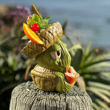 Load image into Gallery viewer, Tiki tOny's Luau Louie the Sippin' Turtle Tiki Mug, sculpt by Thor - Ready to Ship! (FREE SHIPPING in U.S.)