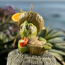 Load image into Gallery viewer, Tiki tOny's Luau Louie the Sippin' Turtle Tiki Mug, sculpt by Thor - Ready to Ship! (FREE SHIPPING in U.S.)
