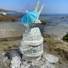 Load image into Gallery viewer, Tiki tOny's Yeti on Vacation Tiki Mug, sculpted by Thor - Limited Edition - Ready to Ship (FREE SHIPPING in U.S.)