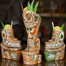 Load image into Gallery viewer, Tiki tOny's Enchanted Tiki Room Chanting Drummer ceramic Tiki Mug - Limited Edition / Limited Time Pre-Order