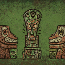 Load image into Gallery viewer, Tiki Room Drummers Print