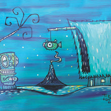 Load image into Gallery viewer, Fatutu Moonlit Lagoon Print