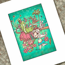 Load image into Gallery viewer, Violet in Wonderland Print