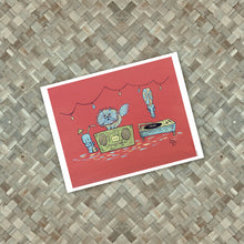 Load image into Gallery viewer, Cat Luau Print