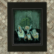 Load image into Gallery viewer, Hitch Hiking Haunted Mansion Ghosts Print