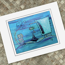 Load image into Gallery viewer, Fatutu Moonlit Lagoon Print