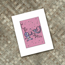 Load image into Gallery viewer, Diver Mermaid Valentine Pink Print
