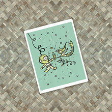 Load image into Gallery viewer, Diver Mermaid Valentine Print