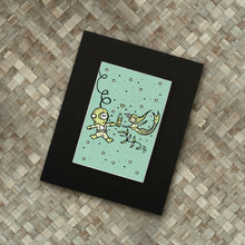 Load image into Gallery viewer, Diver Mermaid Valentine Print
