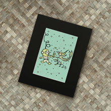 Load image into Gallery viewer, Diver Mermaid Valentine Print