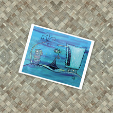 Load image into Gallery viewer, Fatutu Moonlit Lagoon Print