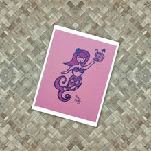 Load image into Gallery viewer, Pink Mermaid Drink Print