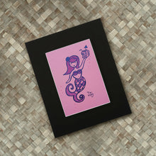 Load image into Gallery viewer, Pink Mermaid Drink Print