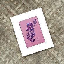 Load image into Gallery viewer, Pink Mermaid Drink Print