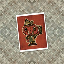 Load image into Gallery viewer, Pumpkin Head Kid Print