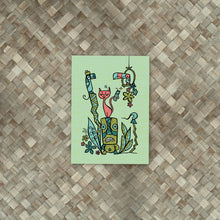 Load image into Gallery viewer, Tiki Kitty Cat Print